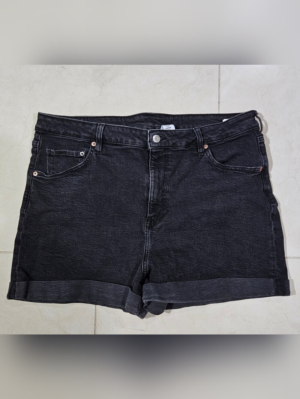 H&M Denim Mom Shorts Size 18